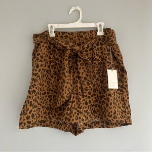 A New Day Animal Print Shorts NWT